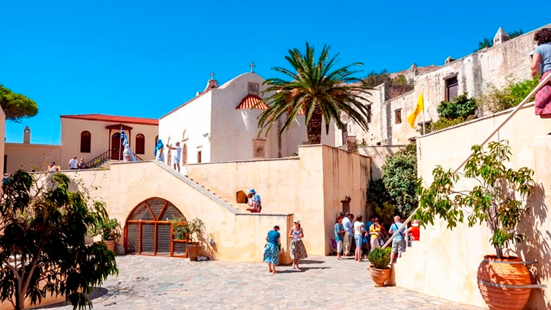 Preveli monastery in south crete